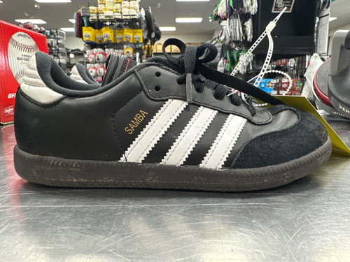 Vist Large View of Product Image Which is Used Adidas SAMBA Soccer Indoor Shoes Black Junior 02
