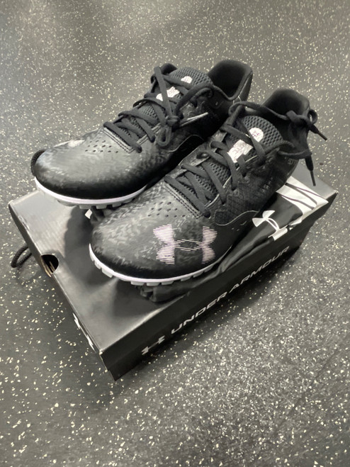 Vist Large View of Product Image Which is Used Under Armour Track & Field Cleats Adult Black Senior 11
