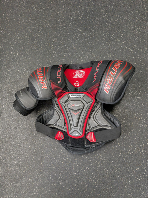 Vist Large View of Product Image Which is Used Bauer X SHIFT PRO Senior Shoulder Pads MD