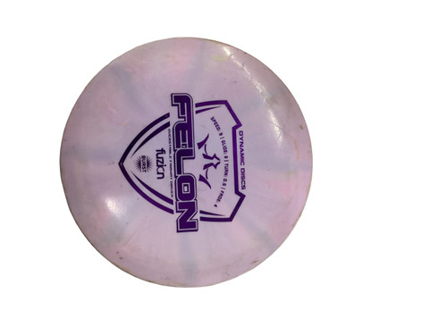 Vist Large View of Product Image Which is Used Dynamic Discs FUZION BURST FELON Disc Golf Driver Pink