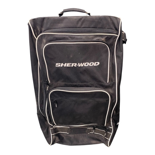 Vist Large View of Product Image Which is Used Sher-wood Sr Hockey Wheeled Black
