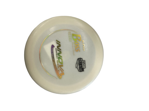 Vist Large View of Product Image Which is Used Innova R-PRO BOSS Disc Golf Driver White