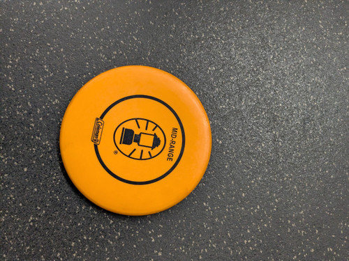 Vist Large View of Product Image Which is Used COLEMAN Disc Golf Mid Range Orange