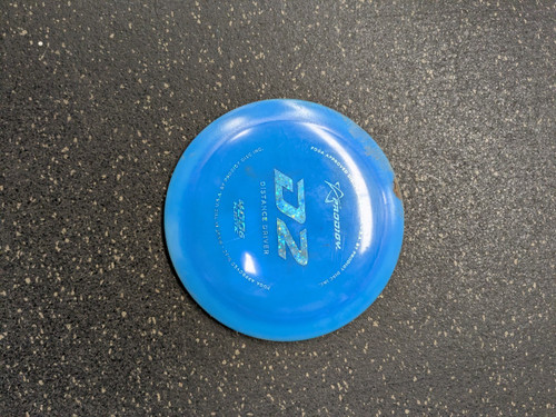 Vist Large View of Product Image Which is Used Prodigy D2 Disc Golf Driver Sky Blue