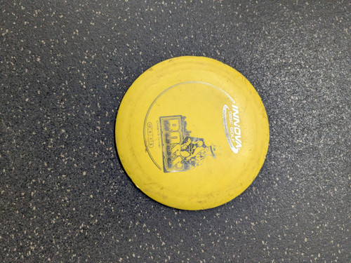 Vist Large View of Product Image Which is Used Innova BOSS Disc Golf Driver Yellow