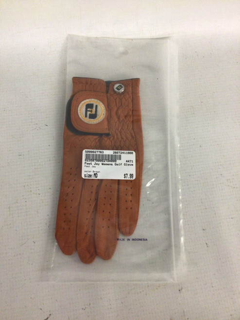 Vist Large View of Product Image Which is Used Foot Joy Womens Golf Glove Brown MD