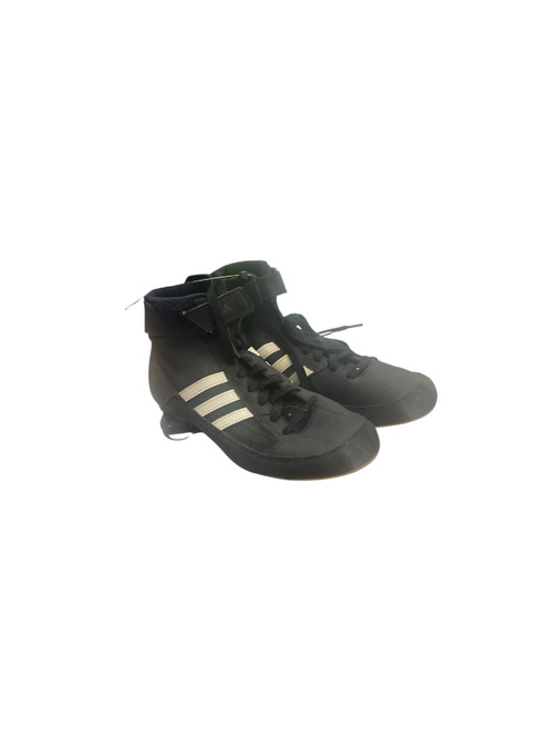 Vist Large View of Product Image Which is Used Adidas Wrestling Shoes Black Junior 04.5