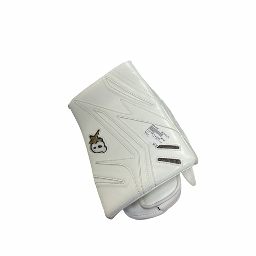 Vist Large View of Product Image Which is Used Brians GOALIE BLOCKER Junior Goalie Blocker White