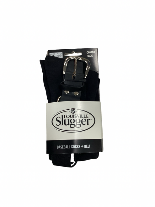 Vist Large View of Product Image Which is Used Louisville Slugger SOCK + BELT COMBO Other Clothing Black MD