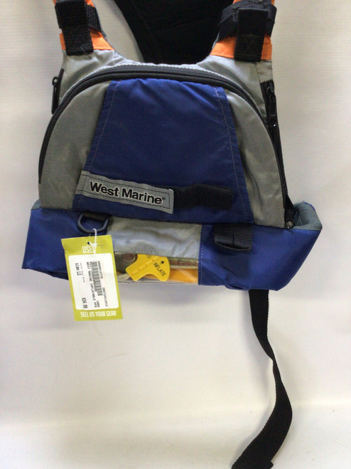 Vist Large View of Product Image Which is Used Adult PFD Navy Blue LG