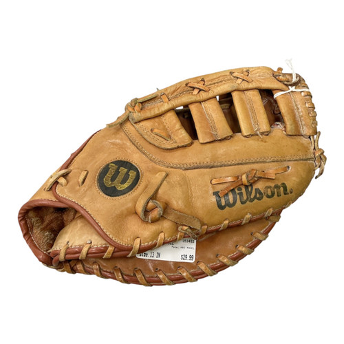 Vist Large View of Product Image Which is Used Wilson PRO MODEL BB/SB First Base RH Throw None 13"