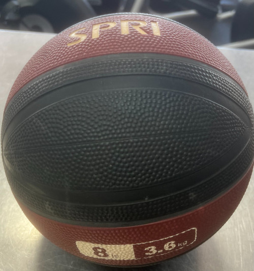 Vist Large View of Product Image Which is Used SPRI Medicine Ball Black 8 lb