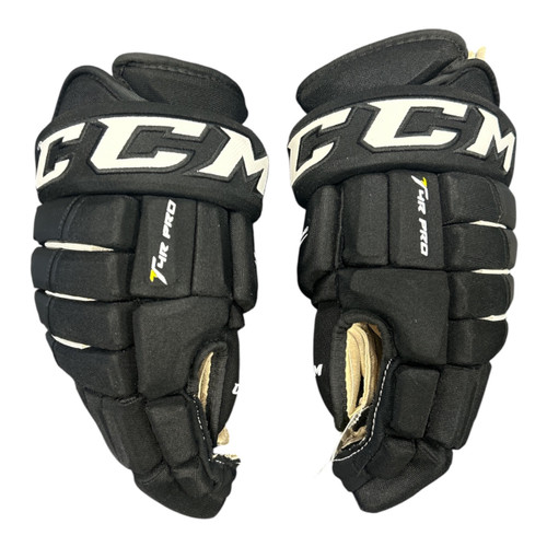 Vist Large View of Product Image Which is Used CCM T4R PRO Senior Gloves Black 15"