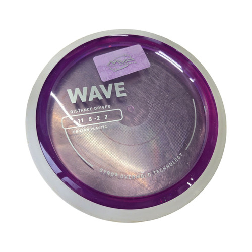 Vist Large View of Product Image Which is Used MVP WAVE Disc Golf Driver Purple