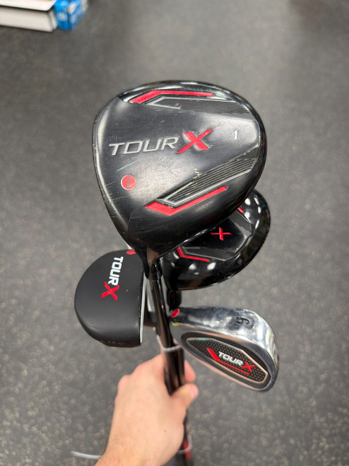 Vist Large View of Product Image Which is Used Tour X TOUR X JR SET 9-12 Jr Package Set LH Black And Red 4 Piece