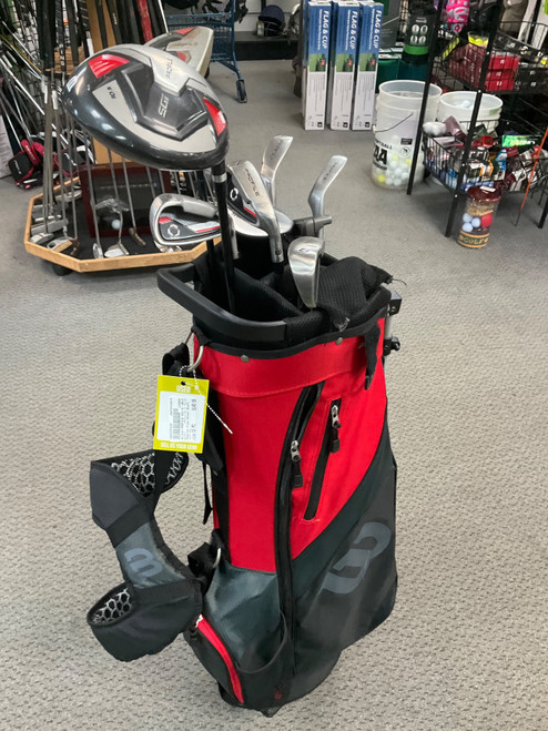 Vist Large View of Product Image Which is Used Wilson PROFILE SGI 6- DRIVER Mens Package Set RH Red 10 Piece