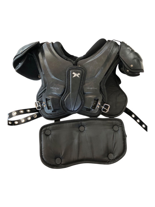 Vist Large View of Product Image Which is Used Xenith VELOCITY 2 FB Shoulder Pads Black MD