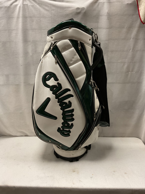 Vist Large View of Product Image Which is Used Callaway 4 WAY CART BAG Mens Cart Bag Green And White