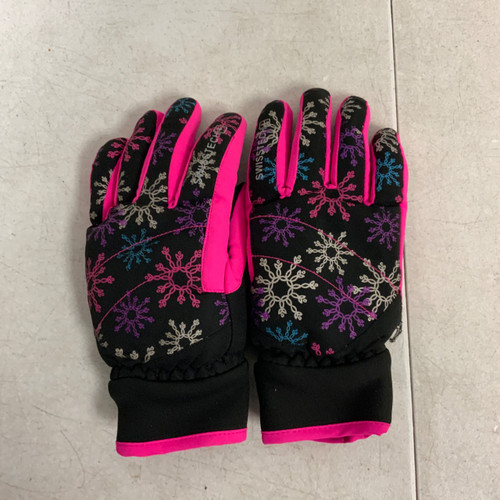 Vist Large View of Product Image Which is Used Outerwear Girls Gloves Pink Junior