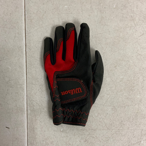 Vist Large View of Product Image Which is Used Wilson Jr Golf Glove Red Fits all
