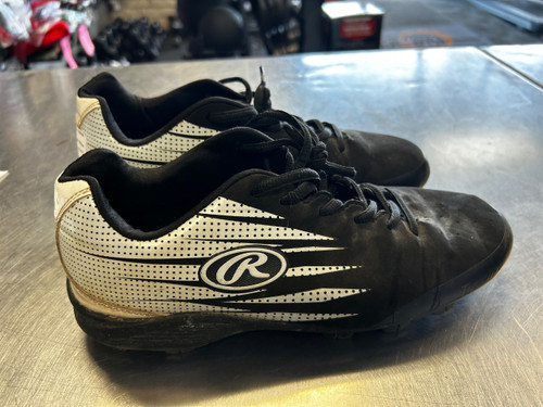 Vist Large View of Product Image Which is Used Rawlings CLEAT BB/SB Cleats Black Senior 9