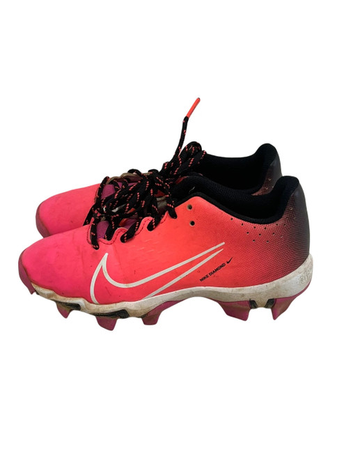Vist Large View of Product Image Which is Used Nike Hyperdiamond Jr 2 BB/SB Cleats Pink  