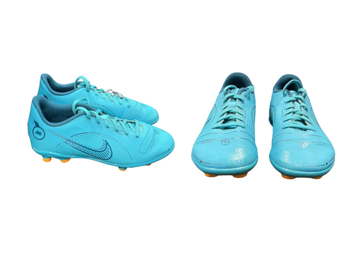 Vist Large View of Product Image Which is Used Nike Soccer Cleats Carolina Blue Junior 01