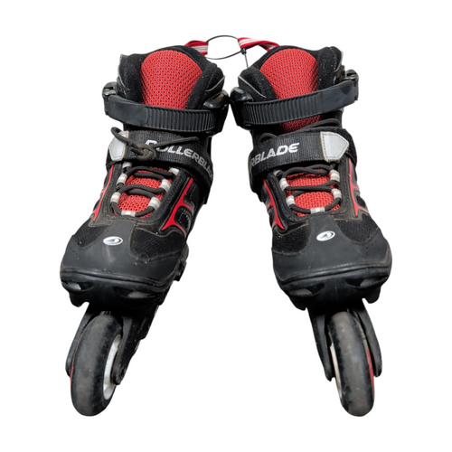Vist Large View of Product Image Which is Used Rollerblade SG3 Junior Roller Quad Skates Pink Adjustable 2-5