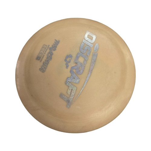 Vist Large View of Product Image Which is Used Discraft THRASHER ESP FLXDRIVER Disc Golf Driver Tan