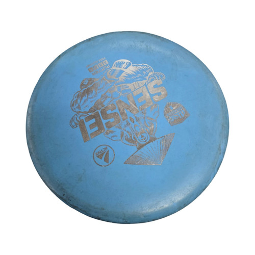 Vist Large View of Product Image Which is Used Discmania SENSEI ACTIVE PUTTER Disc Golf Putter Carolina Blue