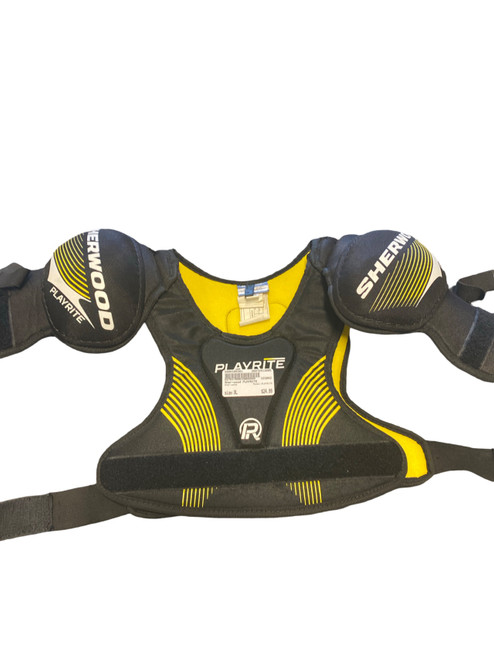 Vist Large View of Product Image Which is Used Sher-wood PLAYRITE Youth Shoulder Pads XL