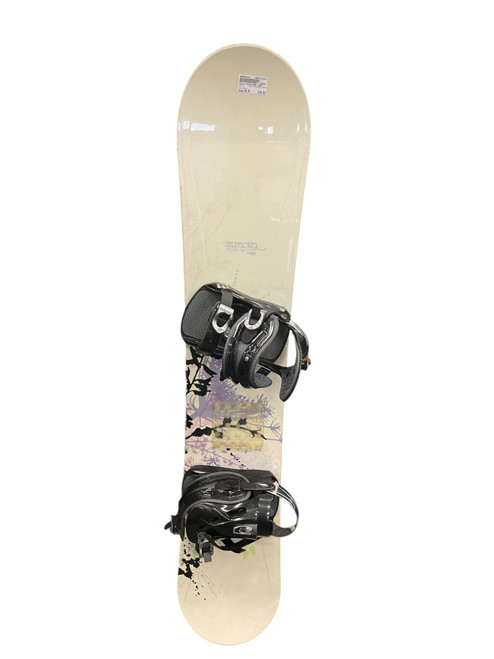 Vist Large View of Product Image Which is Used Morrow WILDFLOWER 148CM Womens Board/Bindings Black 148 cm