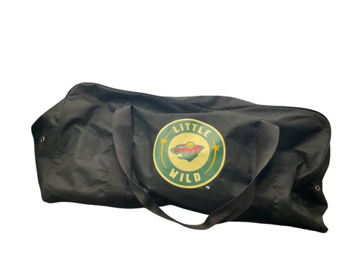 Vist Large View of Product Image Which is Used CCM LITTLE WILD DUFFLE BAG Jr Hockey Carry Black