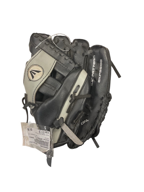 Vist Large View of Product Image Which is Used Easton GKP9500 9.5 BB/SB Glove T-ball Black And Silver 9 1/2"