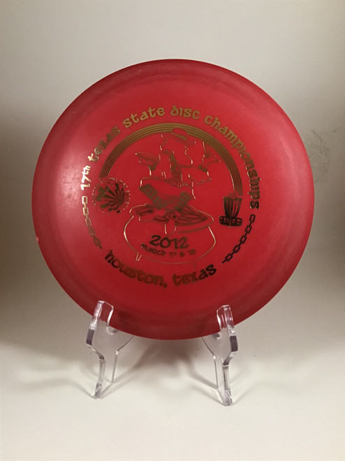 Vist Large View of Product Image Which is Used Innova DX SIDEWINDER Disc Golf Driver Red 171g