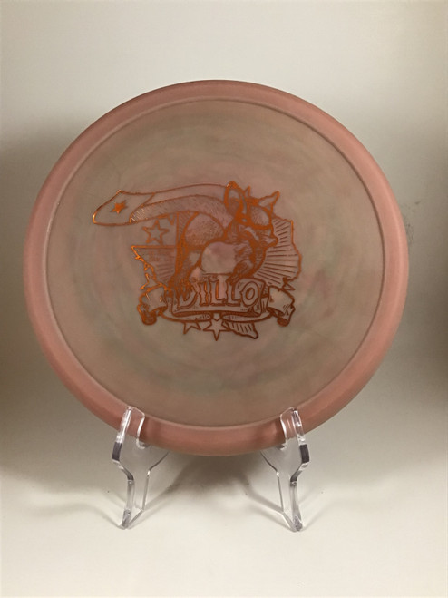 Vist Large View of Product Image Which is Used Lone Star Disc V2 SUPER DILLO Disc Golf Putter Red 171g