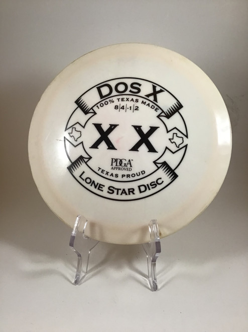 Vist Large View of Product Image Which is Used Lone Star Disc ALPHA DOS X Disc Golf Driver White 174g