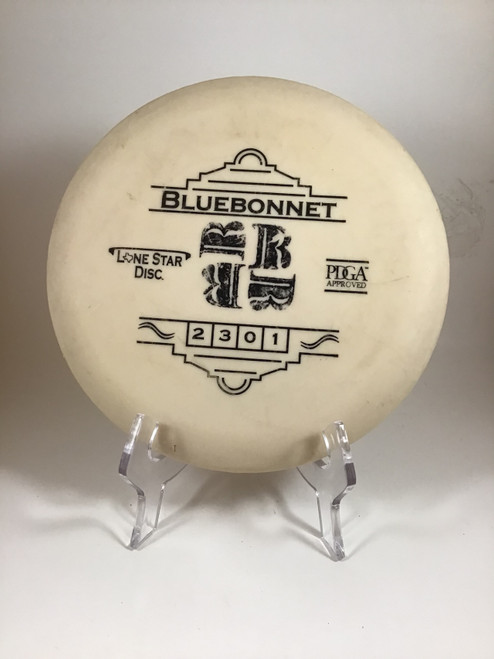 Vist Large View of Product Image Which is Used Lone Star Disc V2 BLUEBONNET Disc Golf Putter White 173g