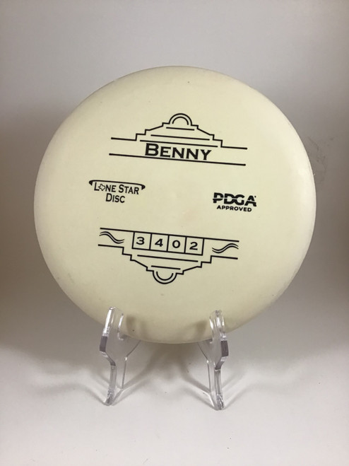 Vist Large View of Product Image Which is Used Lone Star Disc D2 BENNY Disc Golf Putter White 170g