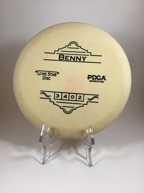Vist Large View of Product Image Which is Used Lone Star Disc D2 BENNY Disc Golf Putter Yellow 174g