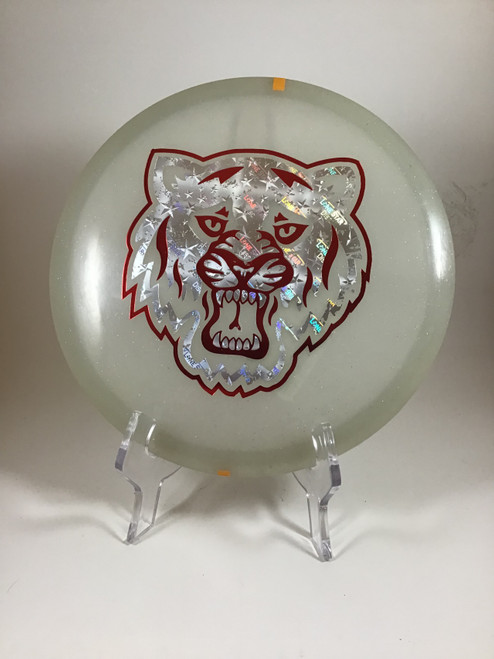 Vist Large View of Product Image Which is Used Lone Star Disc FOUNDERS BEARKAT Disc Golf Mid Range White 179g