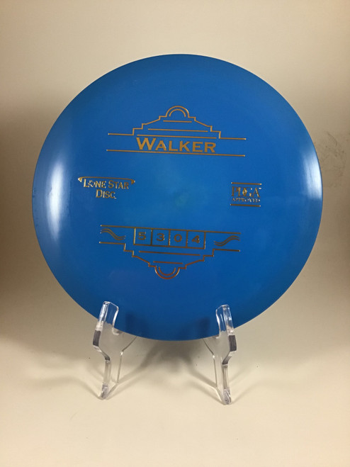 Vist Large View of Product Image Which is Used Lone Star Disc BRAVO WALKER Disc Golf Mid Range Royal Blue 172g