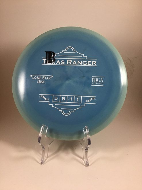 Vist Large View of Product Image Which is Used Lone Star Disc ALPHA TEXAS RANGER Disc Golf Mid Range Royal Blue 175g