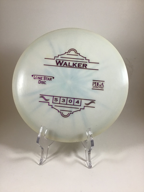 Vist Large View of Product Image Which is Used Lone Star Disc BRAVO WALKER Disc Golf Mid Range White 171g