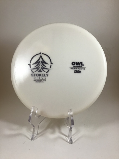 Vist Large View of Product Image Which is Used STOKELY THERMO OWL Disc Golf Mid Range White 176g