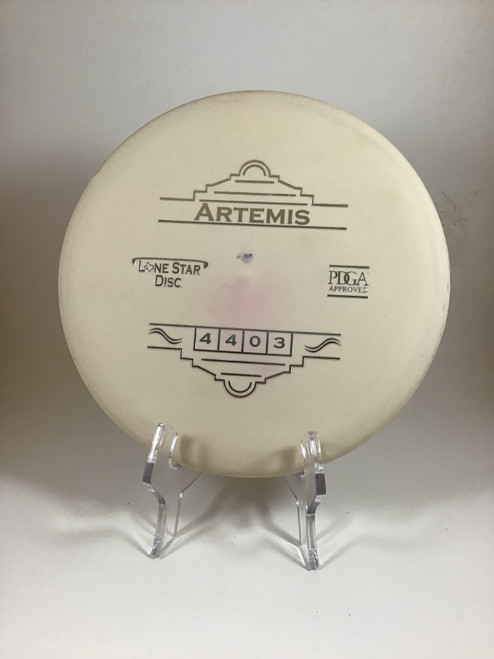Vist Large View of Product Image Which is Used Lone Star Disc D2 ARTEMIS Disc Golf Putter White 175g