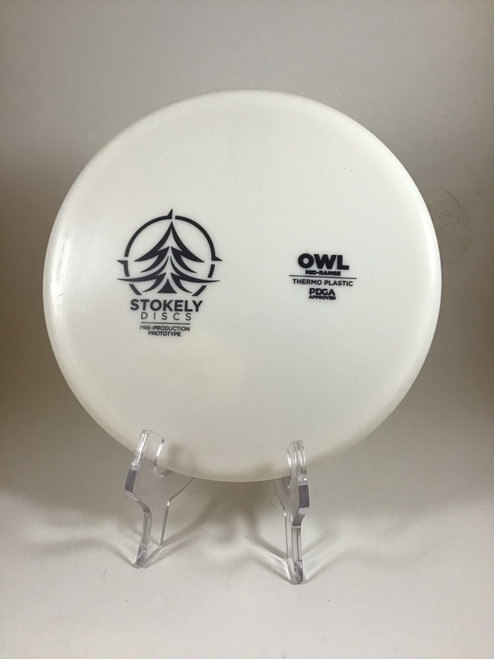 Vist Large View of Product Image Which is Used STOKELY THERMO OWL Disc Golf Mid Range White 175g