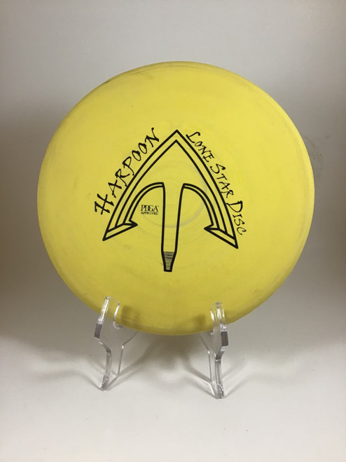 Vist Large View of Product Image Which is Used Lone Star Disc V2 HARPOON Disc Golf Putter Yellow 174g