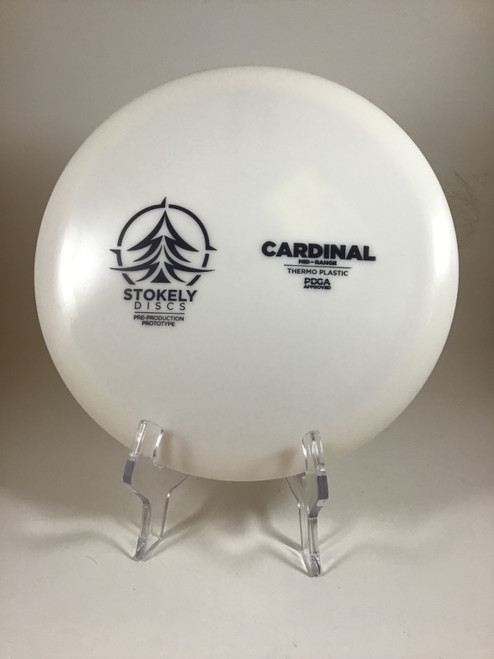 Vist Large View of Product Image Which is Used STOKELY THERMO CARDINAL Disc Golf Mid Range White 176g