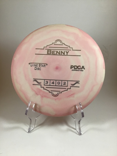 Vist Large View of Product Image Which is Used Lone Star Disc D2 BENNY Disc Golf Putter Pink 175g